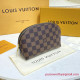 N47516 Cosmetic Pouch PM Damier Ebène Canvas