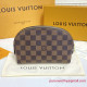 N47516 Cosmetic Pouch PM Damier Ebène Canvas