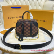 N50063 Valisette Souple BB Damier Ebène Canvas (Black)