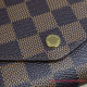 N60114 Sarah Wallet Damier Ebène Canvas (Rose Ballerine)