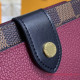 N60381 Juliette Wallet Damier Ebene Canvas 