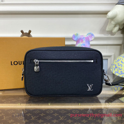 M33409 Kasai Clutch Taiga Leather