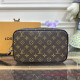 M42838 Kasai Clutch Monogram Macassar