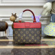 M44322 Locky BB Monogram Canvas (Coquelicot)