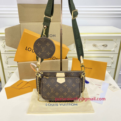 M44813 Multi Pochette Accessoires Monogram Canvas (Authentic Quality)