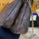 M44813 Multi Pochette Accessoires Monogram Canvas (Authentic Quality)