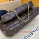 M44813 Multi Pochette Accessoires Monogram Canvas (Authentic Quality)