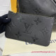 M45685 Neverfull MM Monogram Empreinte Leather (Black)