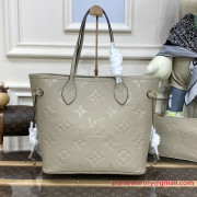 M45686 Neverfull MM Monogram Empreinte Leather (Turtledove)