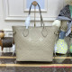 M45686 Neverfull MM Monogram Empreinte Leather (Turtledove)