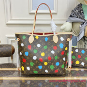 M46381 LV x YK Neverfull MM Monogram Canvas