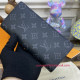 M61697 Brazza Wallet Monogram Eclipse Canvas