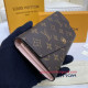 M62235 Sarah Wallet Monogram Canvas (Rose Ballerine)