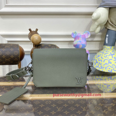 M82086 Flap Wearable Wallet LV Aerogram (Khaki Green)