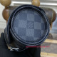 N41137 3 Watch Case Damier Graphite Canvas