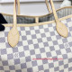 N41360 Neverfull GM Damier Azur Canvas (Beige)