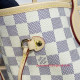 N41361 Neverfull MM Damier Azur Canvas (Beige)