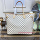 N41604 Neverfull GM Damier Azur Canvas (Rose Ballerine)