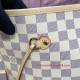 N41604 Neverfull GM Damier Azur Canvas (Rose Ballerine)