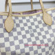 N41605 Neverfull MM Damier Azur Canvas (Rose Ballerine)