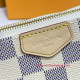 N60460 Double Zip Pochette Damier Azur Canvas