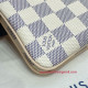 N60460 Double Zip Pochette Damier Azur Canvas