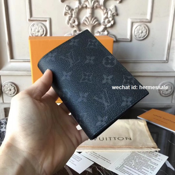 Louis Vuitton M64501 Passport Cover Monogram Eclipse Canvas