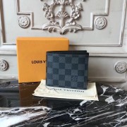 Louis Vuitton N60053 AMERIGO WALLET Damier Graphite Canvas 