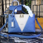 Louis Vuitton M44419 V Tote BB Monogram Empreinte Leather Bleu Jean