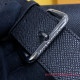 M30807 New Flap Messenger Taiga Leather (Black)