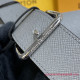 M30808 New Flap Messenger Taiga Leather (Gris Bubble Gum)