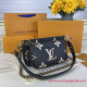 M45777 Multi Pochette Accessoires Bicolor Monogram Empreinte (Authentic Quality)