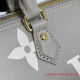 M46031 Papillon BB Bicolor Monogram Empreinte Leather (Dove/Cream)