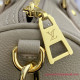 M46031 Papillon BB Bicolor Monogram Empreinte Leather (Dove/Cream)