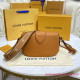 M58968 LV Pont 9 Soft MM Grained Calfskin Leather (Golden Siena)