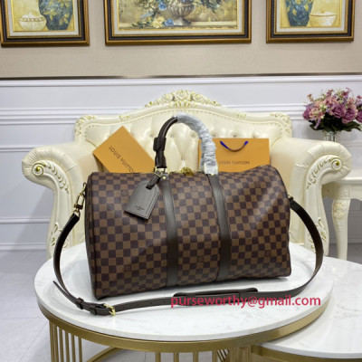 N41428 Keepall Bandoulière 45 Damier Ebene Canvas