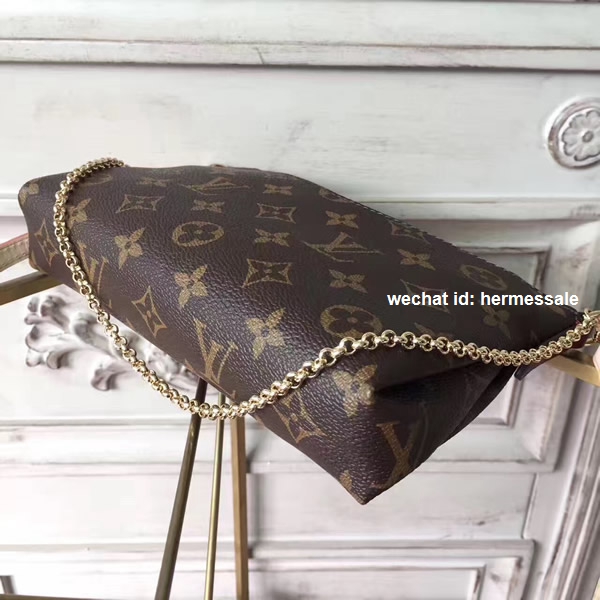 Louis Vuitton M41638 Pallas Monogram Canvas Leather Clutch Bag