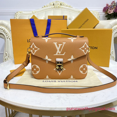 M45809 Pochette Métis Monogram Empreinte Leather (Arizona / Beige)