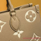 M45982 OnTheGo MM Monogram Empreinte Leather (Arizona / Beige)