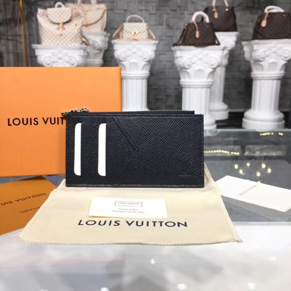 Louis Vuitton M62914 Coin Card Holder Taiga Leather