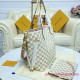 N45295 Neverfull MM Damier Azur Canvas