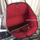 Louis Vuitton N41358 Neverfull MM Damier Ebene Canvas Red