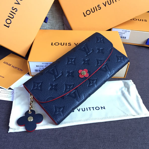 Louis Vuitton M63918 Emilie Wallet Monogram Empreinte Leather