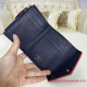 M64577 Victorine Wallet Monogram Empreinte Leather (Navy / Red)