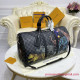 N45281 Keepall Bandoulière 50 Damier Graphite Canvas