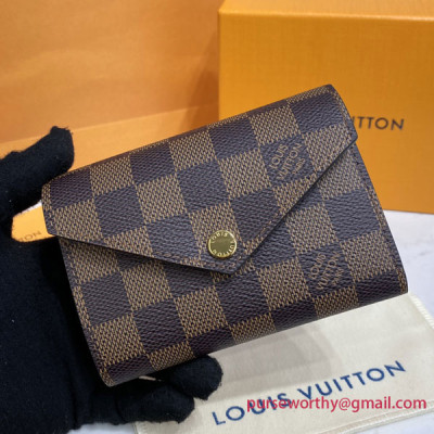 N61700 Victorine Wallet Damier Ebene (Rose Ballerine)