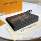N64605 Pochette Voyage MM Damier Graphite Canvas