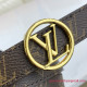 M0300V LV Circle 20mm Reversible Belt Monogram