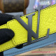 M0526S LV Initials Colour Blocks 40MM Reversible Belt