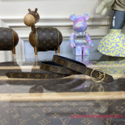 M0595X LV Eclipse 20mm Reversible Belt Monogram Canvas